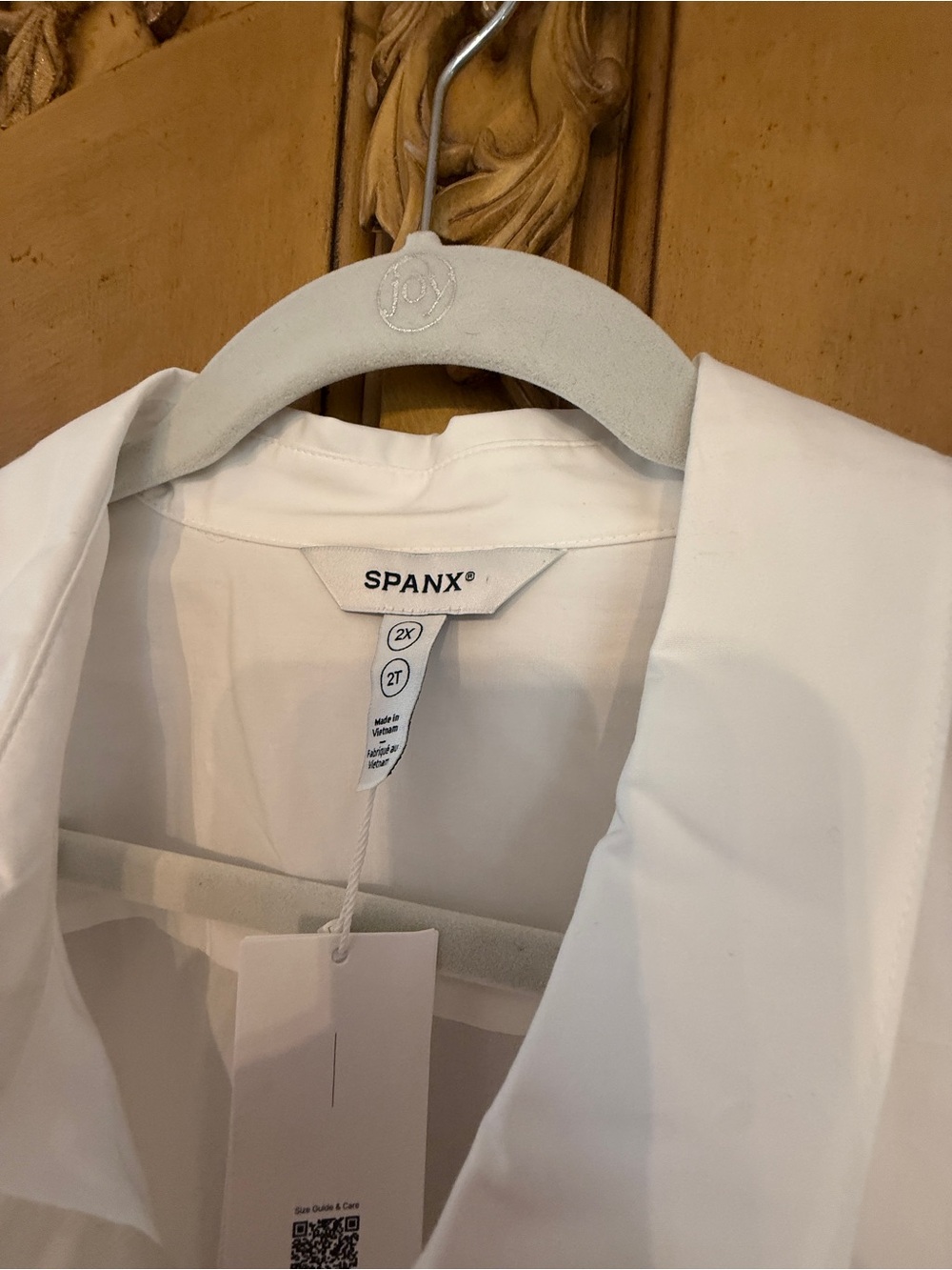 White Pull Over Shirt - Classic Tailored Fit - Picture 10 of 10